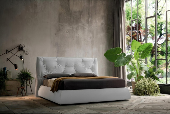 Designerskie meble Łóżko tapicerowane Rama luksusowe Łóżko Hotel Royal Meble Materiał łóżka