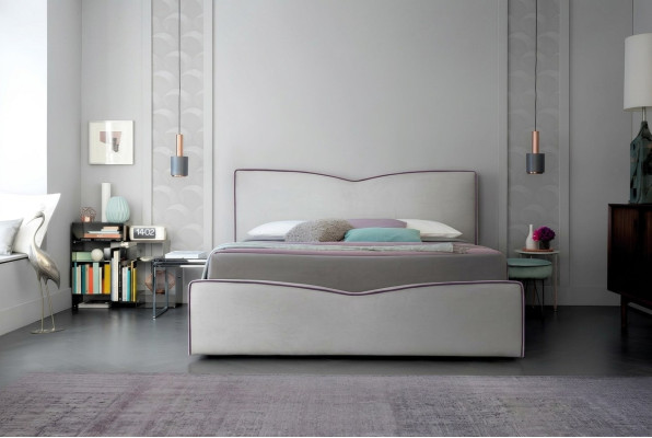 Podwójne łóżko 200x200cm Designerskie Łóżko Podwójne łóżka New Modern Hotel Skóra Materiał