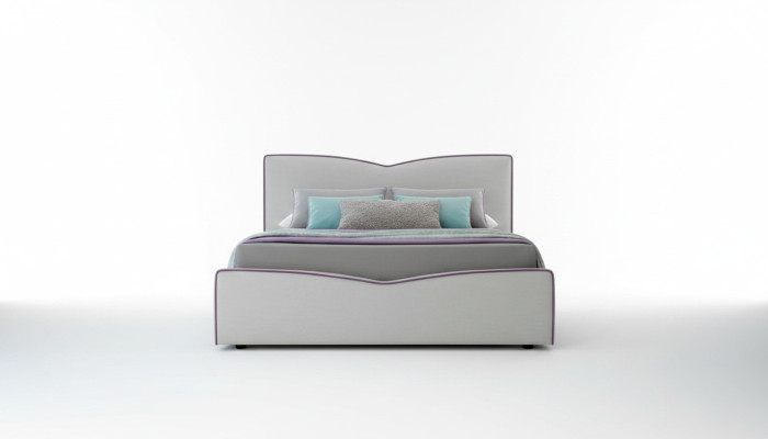 Podwójne łóżko 200x200cm Designerskie Łóżko Podwójne łóżka New Modern Hotel Skóra Materiał