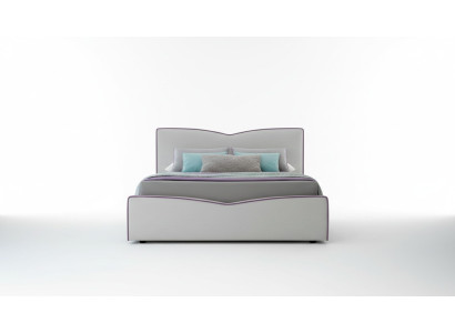 Podwójne łóżko 200x200cm Designerskie Łóżko Podwójne łóżka New Modern Hotel Skóra Materiał