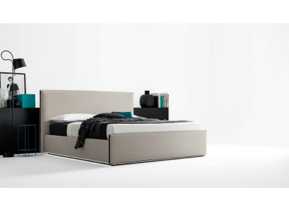 Italian Meble Design Łóżko Sypialnia łóżko Skóra Hotel Luxury Podkładka Nowość