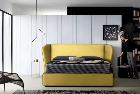 Meble Material Design Umeblowanie Łóżko tapicerowane Rama łóżka Luksusowe łóżko Hotel Royal