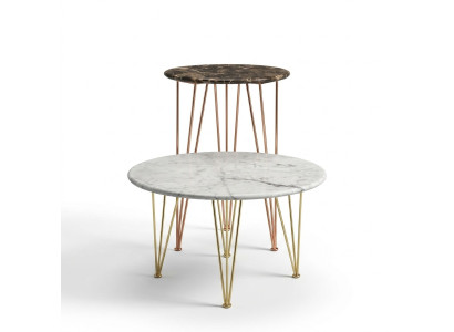 Luksusowe Stolik Design Meble stolik kawowy Salon Okrągłe Noble Art Modern