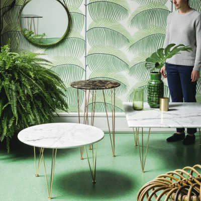 Włoski Nowoczesny stolik kawowy Drewno Tabela Rzeźbiony Luxury Design Meble stoły