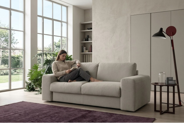 Sofa 4 miejsce do siedzenia Salon Sofy Sofy Włókienniczy Alfitalia Luksusowa Sofa Kanapa Podkładka