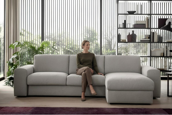 Żywy krajobraz Narożnikowa kanapa Sofa Kanapa Podkładka Alfitalia Narożnikowa kanapa Włókienniczy Narożnik Kształt L
