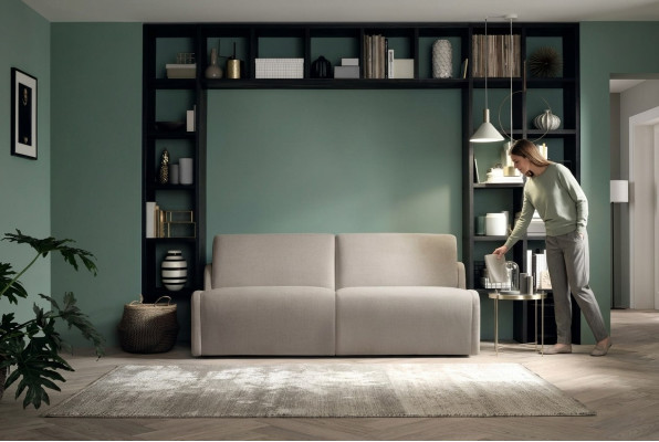 Żywy krajobraz Relaks Włochy Meble Siedziba Design Couch Lounge Aksamit Sofa 2 miejsce siedzące