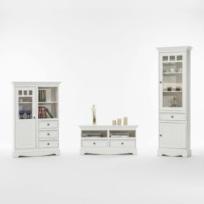 Zestaw do salonu Galota Półka na książki Komody Design 3-częściowy. Nowy