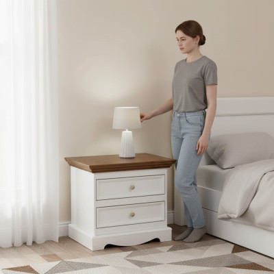 Design Stolik nocny konsola Side stoły Sleep Pokój Drewno Nowe luksusowe konsole
