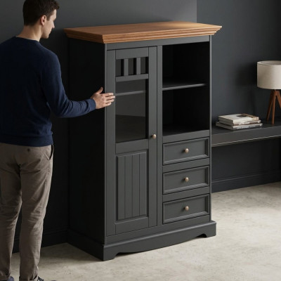 Design Meble Luksusowy Country House Bufet Kredens Kredens xxl Classic Komody Nowość