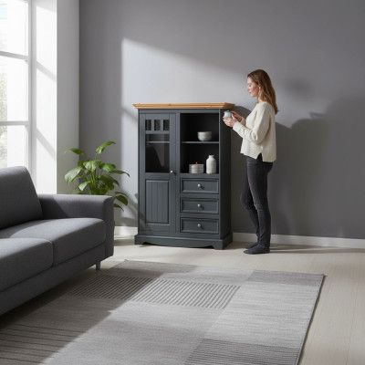 Kredens Szuflady Szafki Komody Kredens Drewno Design Szafa Nowość