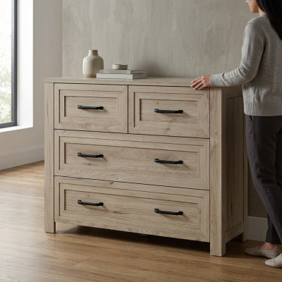 Drewno Classic Design Komody Kredens Szafa Wysoka szafka Kredens z szufladami
