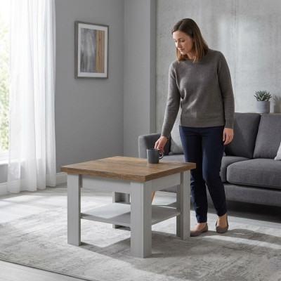 stolik kawowy Side stoły Square Kwadratowa designerska sofa w stylu włoskim