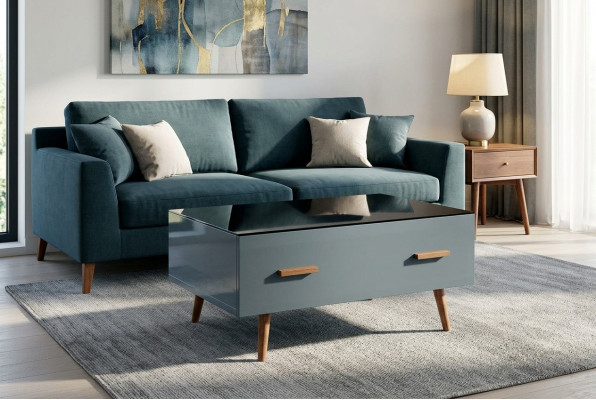 Designerskie stoły Drewno Luxury Couch Coffee Podkładka Sofa Tabela Oryginalny Drewno