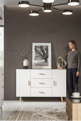 Design Kredens Praca fizyczna Drewno Kredens Komody Szafa Nowy Aranżuj Meble Nowy