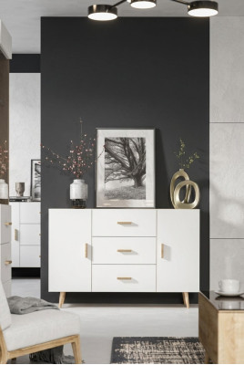 Design Kredens Praca fizyczna Drewno Kredens Komody Szafa Nowy Aranżuj Meble Nowy