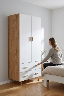 Sypialnia Drewno Szafa Nowe Szafki Szafa Meble Nowy Design Szafa