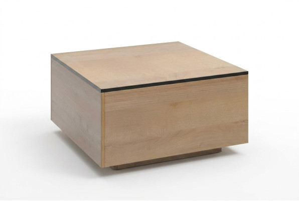 Boczny stolik kawowy Oryginalne drewno Meble Meble Dąb 80x80cm Nowe stoły
