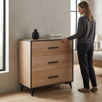 Kredens Szafka Półka Luksusowa Sypialnia Drewno Design Kredens Side Nowość