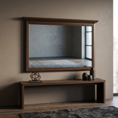 Klasyczna designerska dekoracja lustra Lustro lustro ścienne prostokątna model Kora