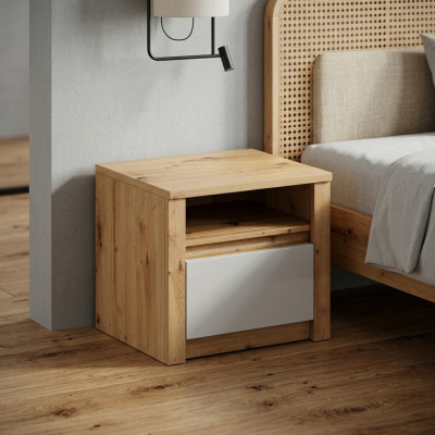 Stolik nocny Stolik nocny Kredens Praca fizyczna Drewno Meble stolik nocny Modern