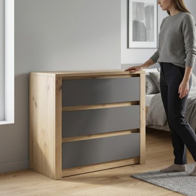 Szafa Drewno Luxury Półka Living Pokój Designerski Kredens Kredens Side Deska niska