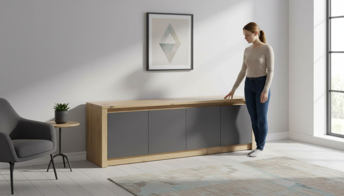 Designerski rtv Kredens Kredens Side Low Board Szafa Pokój Półka luksusowy salon tv
