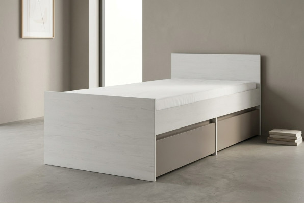 Łóżko młodzieżowe składane Kids Design Nowoczesny żłobek Łóżko 90 cm Podstawa łóżka Nowość