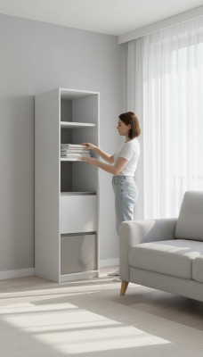 Półka na książki Półka Drewno Półki wiszące Półka stojąca Drewno Zgłoszenie Półki Wąskie Nowe
