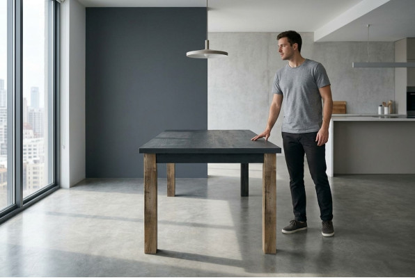 Stół obiadowy Drewno stoły Living Jadalnia Pokój Tabela 160x90x82 Solidne drewno stoły do ​​jadalni Drewno