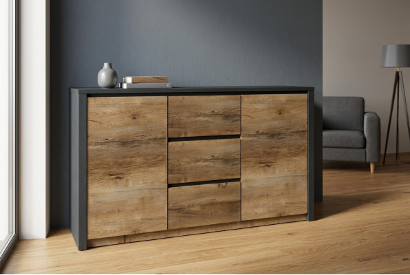 Luksusowa komoda Komody Kredens Kredens Design Drewno Szafa Meble