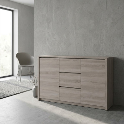Drewniana komoda Kredens Szafki Kredens Bar Wine Szafa Komody Designer Modern