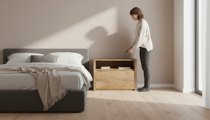 Szafka nocna Stolik nocny Kredens konsola boczna z szufladami designerskie konsole