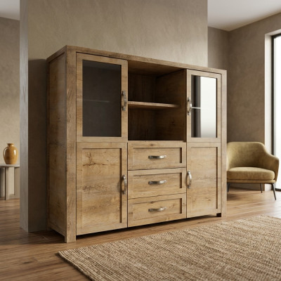 Kredens Design Kredens Drewno Szafa Meble Gablota Nowoczesny Bufet Szafa