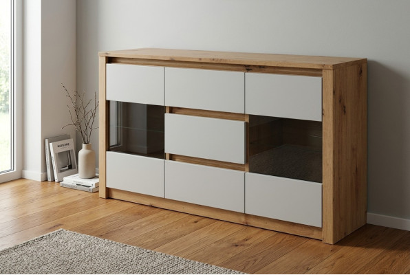 Salon Półka Drewno Luksusowe Meble Designerskie Kredens Deska Szafa Nowość