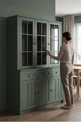 xxl Bufet Kredens Komody Szafa Country House Kredens konsola Półka Drewno