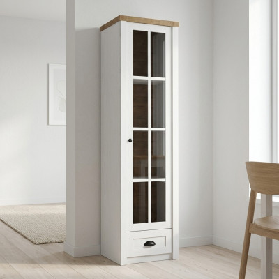 Klasyczne witryny Szafa Gablota Salon Szafki Design Drewno Galota Nowość