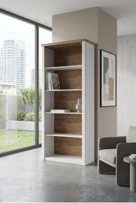 Półka stojąca półka ścienna półka na dokumenty półka biurowa Nowa Półka na książkę Design Półka drewniana półka