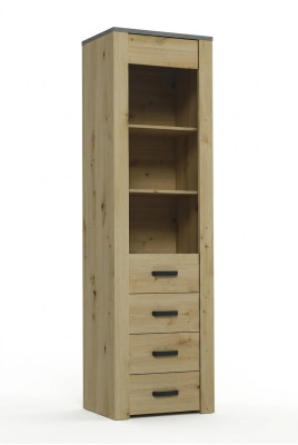Witryna do jadalni Półka Vitrinen Gablota XL-W1D Drewno Modern Szafa