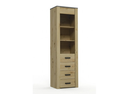 Witryna do jadalni Półka Vitrinen Gablota XL-W1D Drewno Modern Szafa