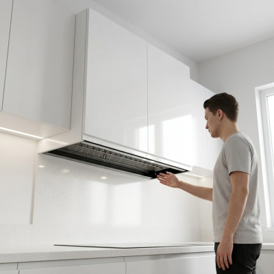 Szafka wisząca na naczynia Wnętrze szafki wiszącej Kuchnia Light Kuchnia