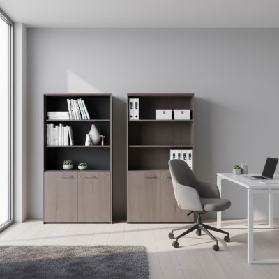 Meble Meble Półka Półki Drewno Design Nowa Szafka na dokument Szafa Office System