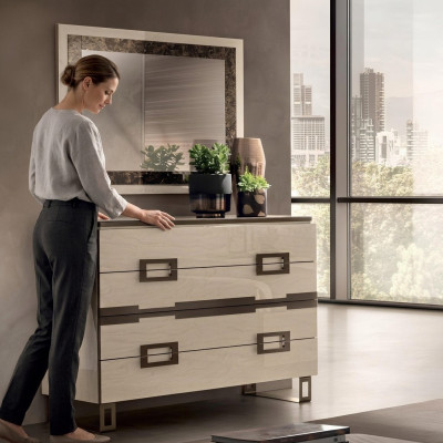Komoda Kredens Lustro Drewno Komody Design Modern Grupa Meble