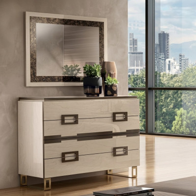 Komoda Kredens Lustro Drewno Komody Design Modern Grupa Meble