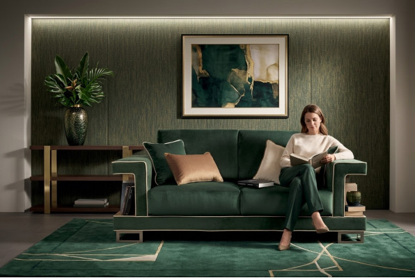 Luksusowa sofa 2 miejsce do siedzenia Meble Design Podkładka Włókienniczy Sofy Kanapy nowa dwuosobowa sofa