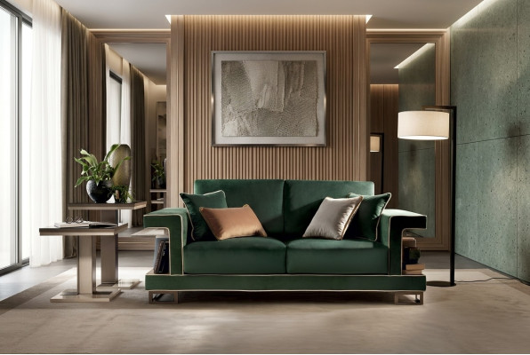 Luksusowa sofa 2 miejsce do siedzenia Meble Design Podkładka Włókienniczy Sofy Kanapy nowa dwuosobowa sofa