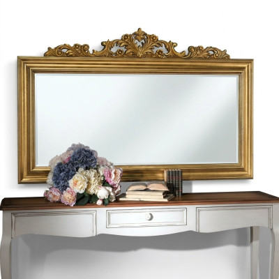 Klasyczny Designer Oryginalne Drewno Rama XXL Lustro 184x117 Lustro - Model BV
