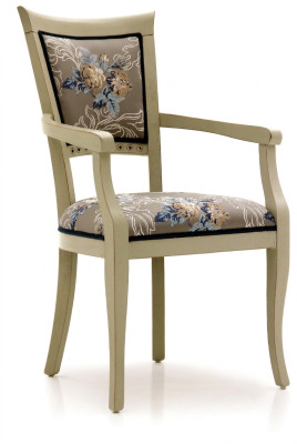 Krzesło do jadalni Art Deco podłokietnik jadalnia Krzesła Design Włókienniczy Luksus Wielobarwny