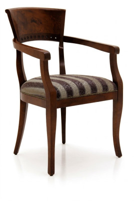 Krzesło z Podłokietnik Krzesło do jadalni Drewno Nowa jadalnia Krzesła Design Fotel Déco