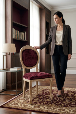 jadalnia Drewno Meble Krzesła Luxury Design Podkładka Krzesło Krzesła Siedziba Office Meble
